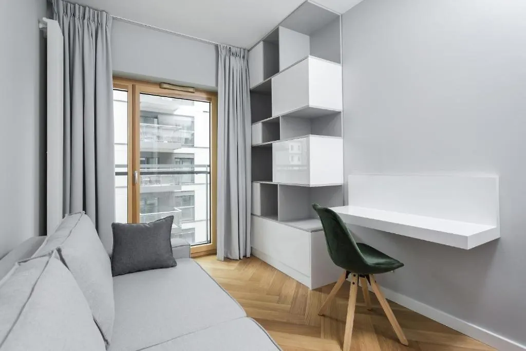 Golden Apartments Warsaw - Two Bedrooms Luxury Apartment In The Center - Mennica Residence Poland